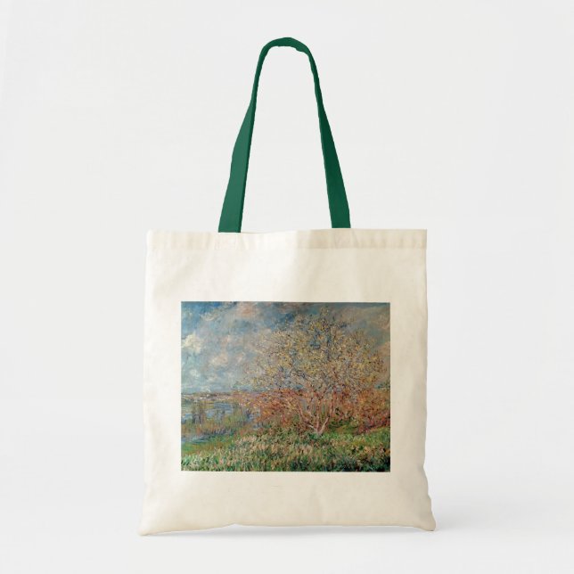 Frühling Claude Monets | Tragetasche (Vorne)