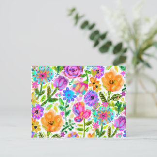 Frühling das ganze Jahr Postkarte
