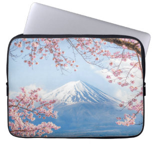 Frühling des Fuji-Mountain Kawaguchiko See- in Laptopschutzhülle