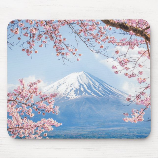 Frühling des Fuji-Mountain| Kawaguchiko See-| in Mousepad (Vorne)