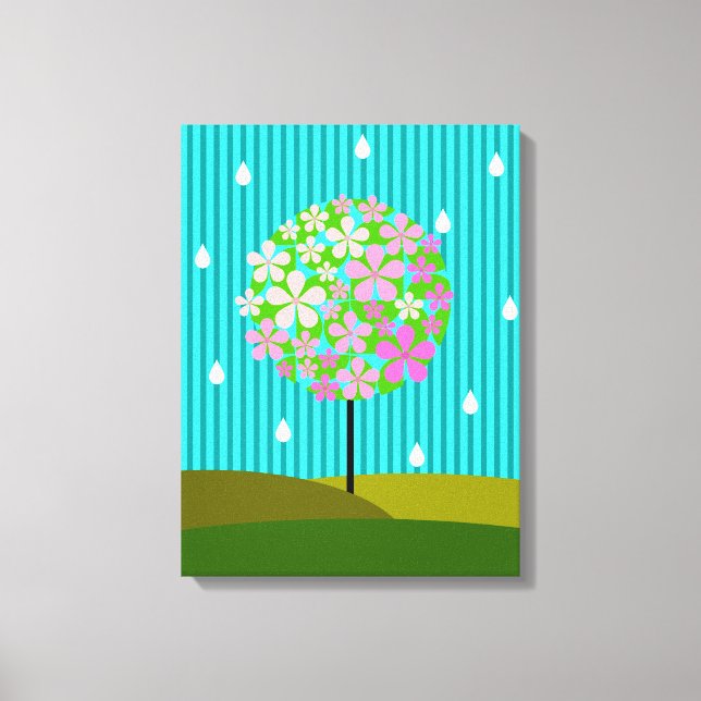 Frühling - Die vier Jahreszeiten Leinwanddruck (Vorderseite)