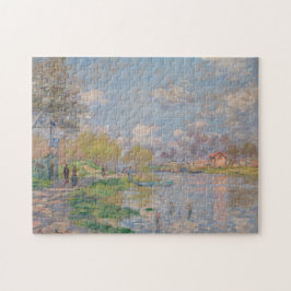 Frühling durch die Seine durch Claude Monet