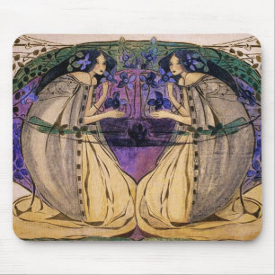 Frühling durch Frances Macdonald Mousepad