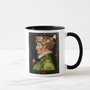 Frühling, eine Reihe, welche die vier Jahreszeite Tasse