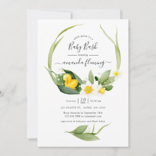 Frühling Entlein Plansch Baby Shower Einladung