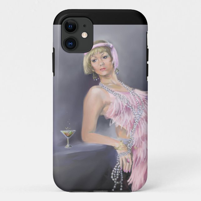 Frühling Flapper CU iPhone 5 Barely There Case (Rückseite)