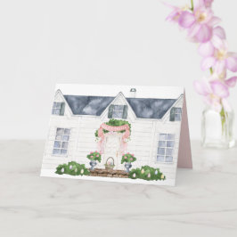 Frühling | Frohe Ostern | Haus Karte