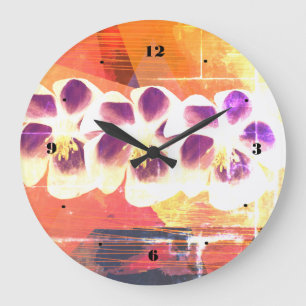 Frühling Geometrie Abstrakte Kunst   Uhr
