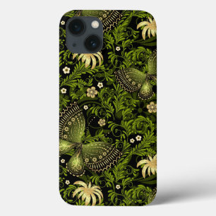 Frühling Grün-Goldmuster Case-Mate iPhone Hülle
