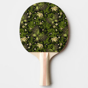 Frühling Grün-Goldmuster Tischtennis Schläger