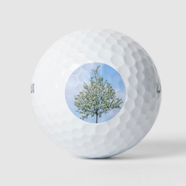 Frühling - Happy Oaster Golfball (Vorderseite)
