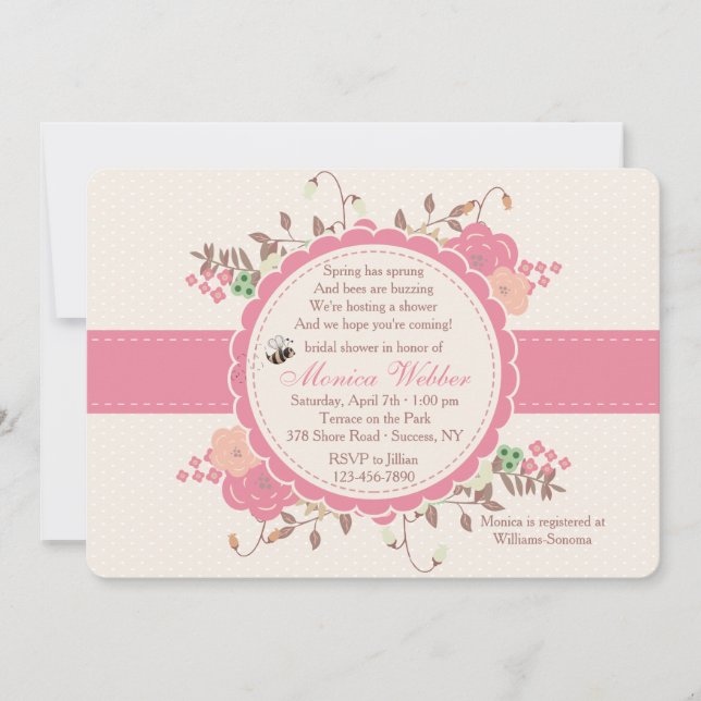 Frühling hat die Einladung (Vorderseite)