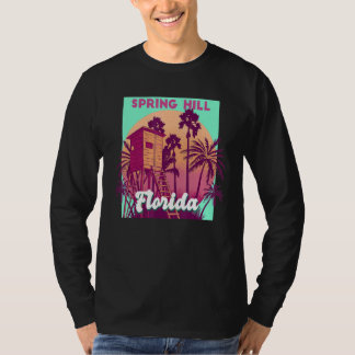 Frühling Hügel FL Florida vintage retro Ozean Szen T-Shirt