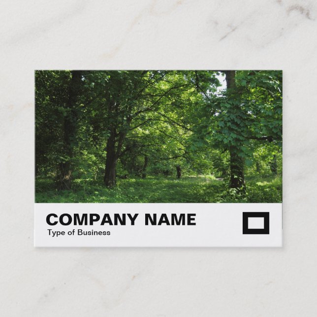 Frühling im Wald 01 Visitenkarte (Vorderseite)