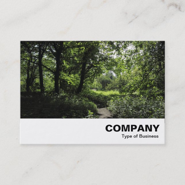 Frühling im Wald 03 Visitenkarte (Vorderseite)