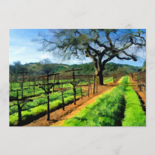 Frühling im Weingarten Einladung