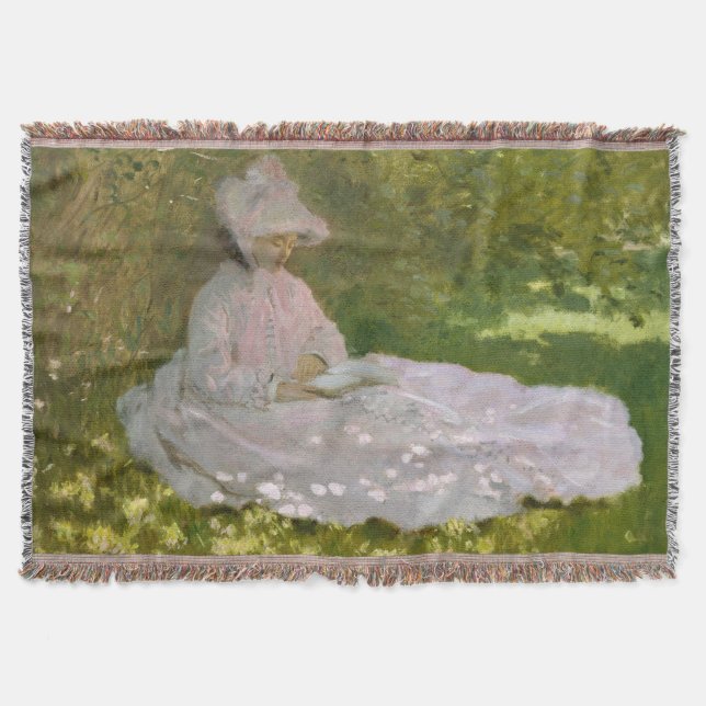 Frühling, impressionistisches Porträt, Claude Mone Decke (Vorderseite)