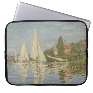 Frühling, impressionistisches Porträt, Claude Mone Laptopschutzhülle