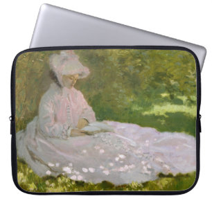 Frühling, impressionistisches Porträt, Claude Mone Laptopschutzhülle