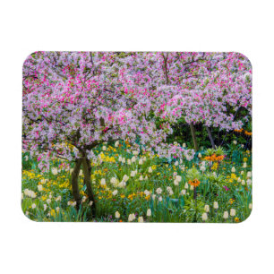 Frühling in Claude Monets Garten Magnet