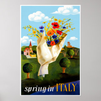 Frühling in Italien Poster