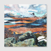 Frühling in Lappland, Kunstmalerei