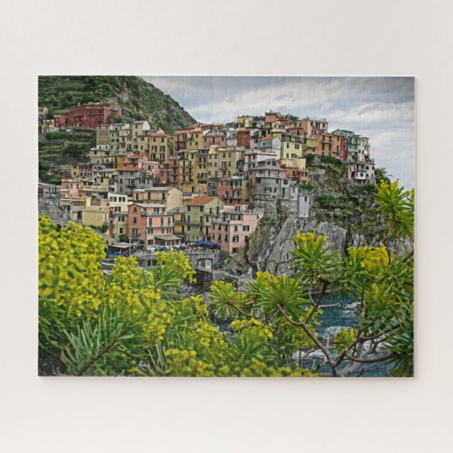 Frühling in Manarola, Italien - 16x20 - 520 Stk. (Horizontal)