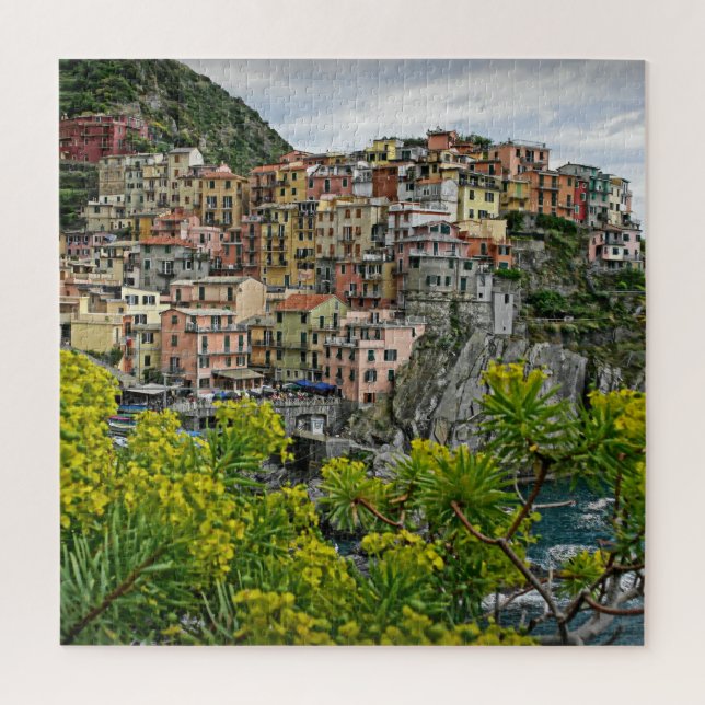Frühling in Manarola, Italien - 20x20 - 676 Stk. (Vertikal)