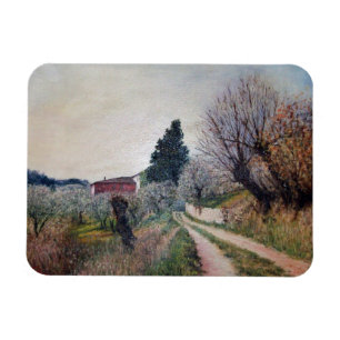 FRÜHLING IN VERNALESE / Toskanner Landschaft Magnet