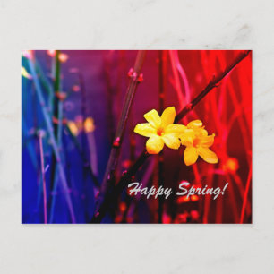 Frühling ist da postkarte