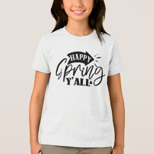 Frühling ist da Typography Design-49765 Tri-Blend Shirt