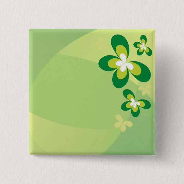 Frühling ist sprung button (Vorderseite)