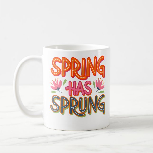 Frühling ist sprung kaffeetasse (Links)