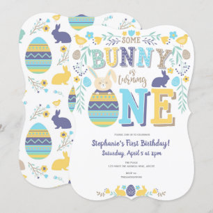Frühling, Junge 1. Geburtstag, Ostern, Sonnenschei Einladung