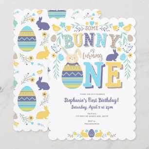 Frühling, Junge 1. Geburtstag, Ostern, Sonnenschei Einladung