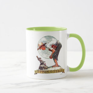 Frühling, Junge mit Kaninchen 1935 Tasse