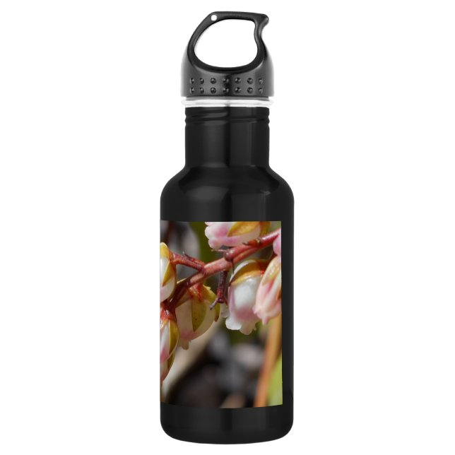 Frühling knospt 18-Unze-kundenspezifische Edelstahlflasche (Vorderseite)