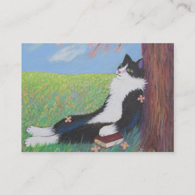 Frühling kommt schließlich Visitenkarte (Vorderseite)