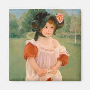 Frühling: Margot Stehend in einem Garten   Mary Ca Magnet