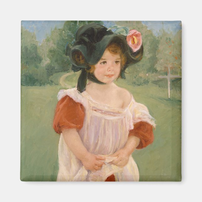 Frühling: Margot Stehend in einem Garten | Mary Ca Magnet (Vorne)