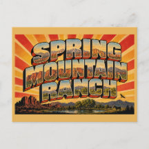 Frühling Mountain Ranch Nevada Red Rock Oase Kunst