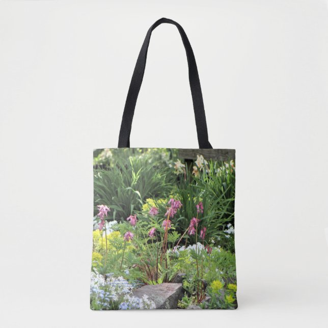Frühling Northside Hütten-Felsen-Garten Tasche (Vorderseite)