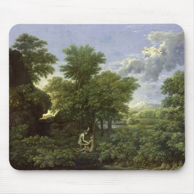 Frühling oder das Garten Eden Mousepad (Vorne)
