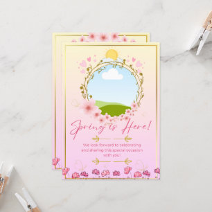 Frühling-Party Einladung