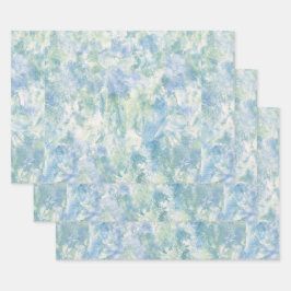 Frühling-Pastell-Marmorierung Geschenkpapier Set