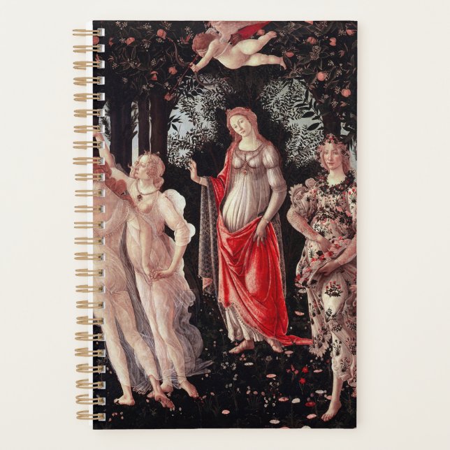 Frühling Primavera Sandro Botticelli Renaissance Planer (Vorderseite)