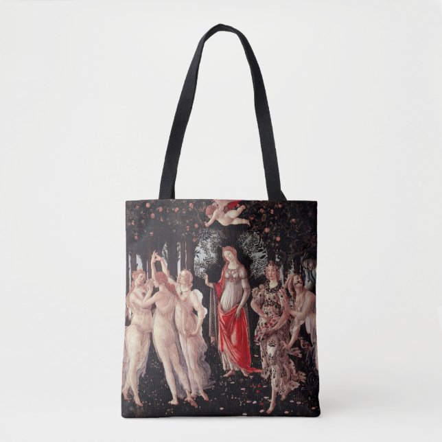Frühling Primavera Sandro Botticelli Renaissance Tasche (Vorderseite)