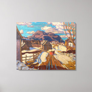 Frühling, Quebec   A. Y. Jackson   Leinwanddruck