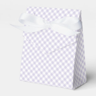 Frühling Retro Gingham Staubiges Lavendel Geschenkschachtel