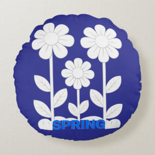 Frühling rundes kissen
